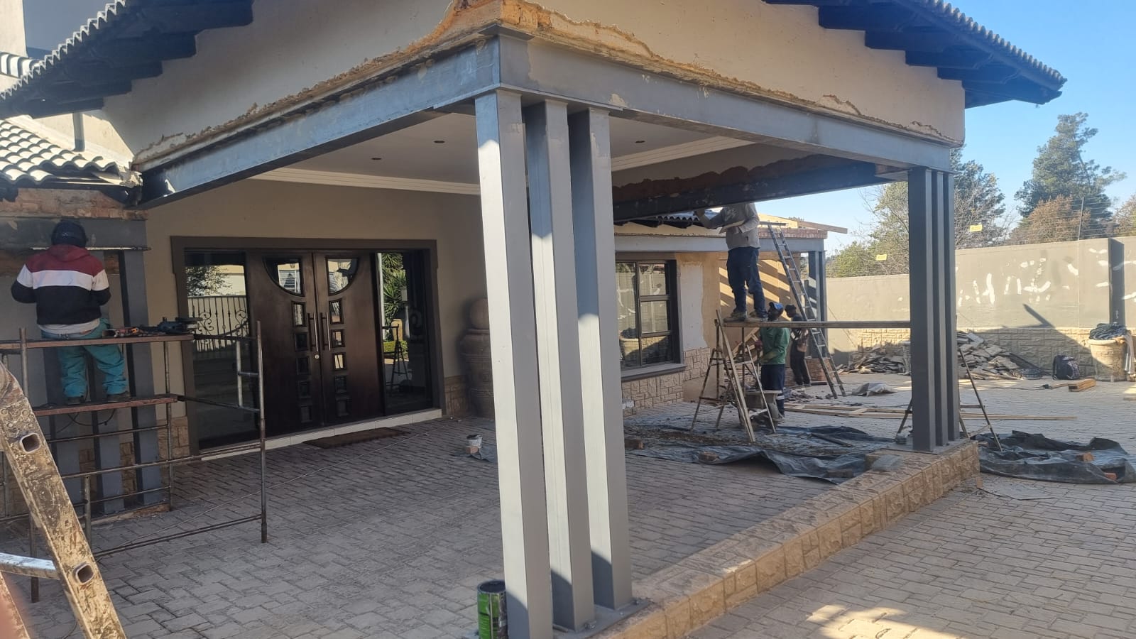 EX Steel workshop in Boksburg - steel fabrication facility